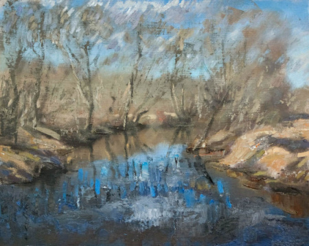 Misa pie Stūriem. River Misa near Stūri.