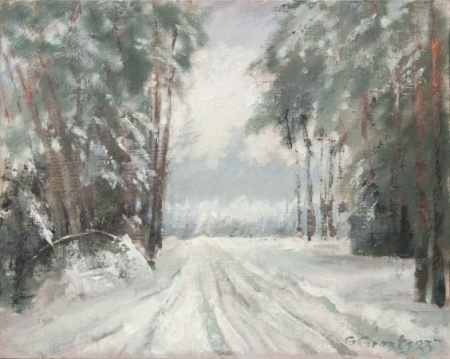 Caur mežu uz Baldoni.