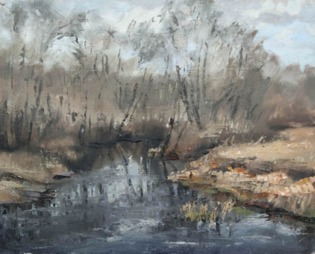 Misa, aprīļa sākums. Misa River, Early April.