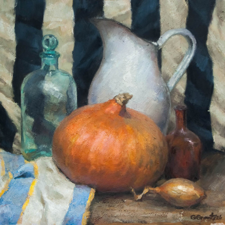 Baltā krūka. White jug.