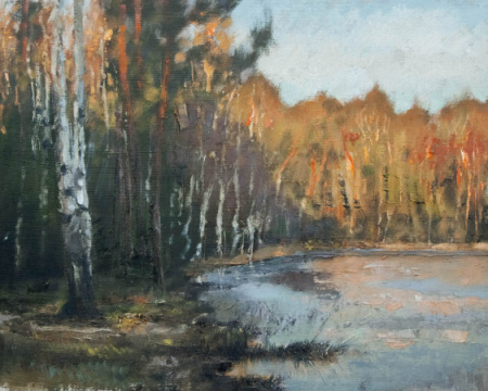 Ledus kūst. Ice is melting.