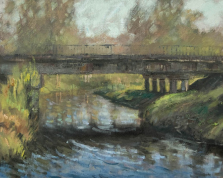 Misas tiltiņš pie Stūriem. Bridge over Misa near Stūri.