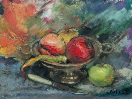 Vecā palete un pipars.