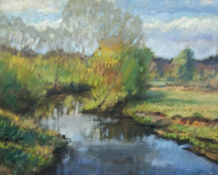 Aprīļa zaļums pie Misas. April green near Misa River.